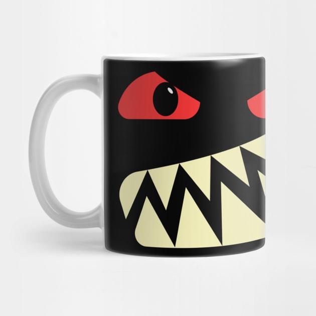 Angry monster face by omarelatawy